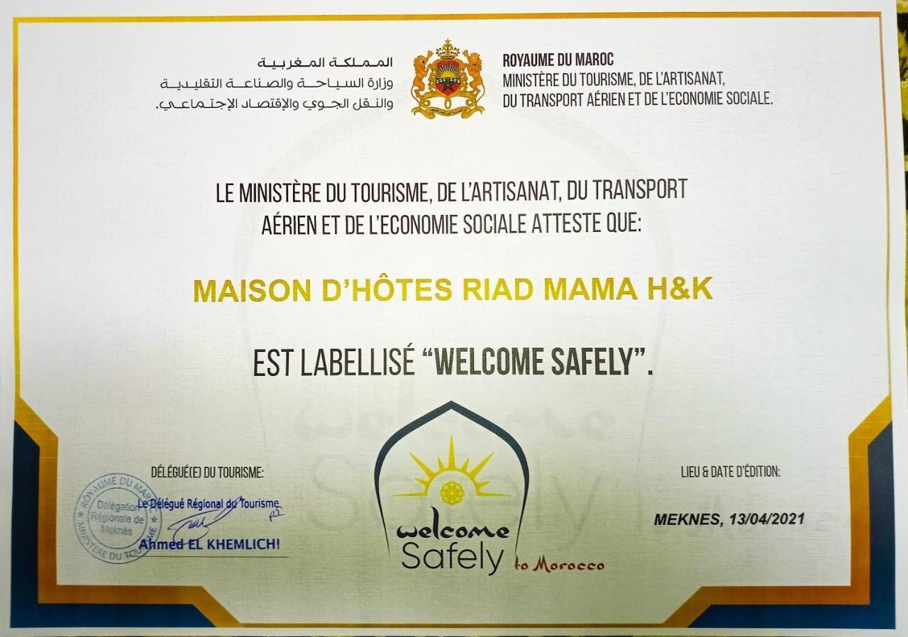 Riad Mama H&K Meknès Dış mekan fotoğraf